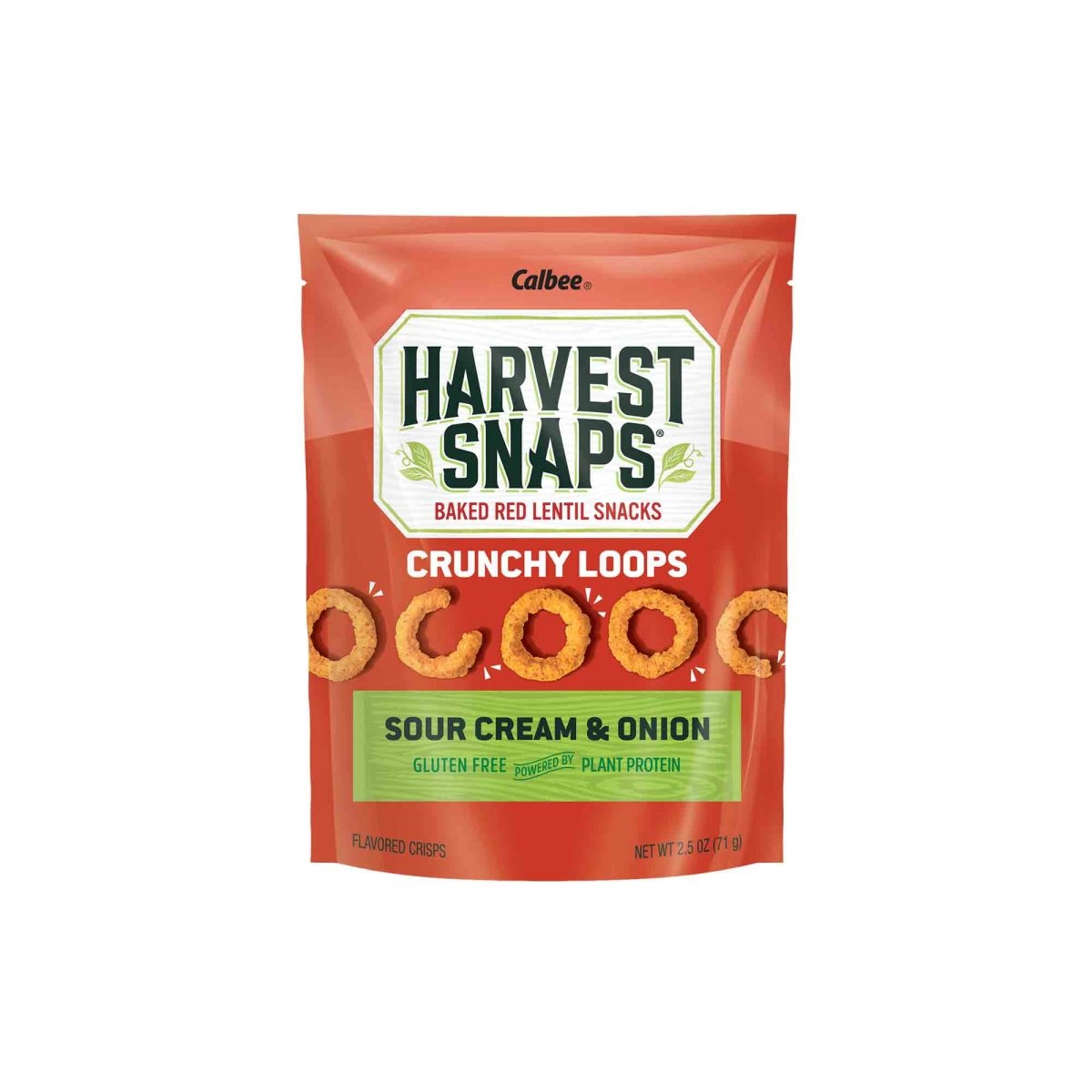 Crunchy Loops Sour Cream & Onion - Calbee Harvest Snaps