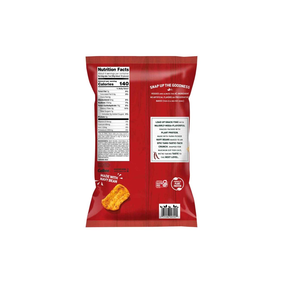 Selects Loaded Taco - Calbee Harvest Snaps