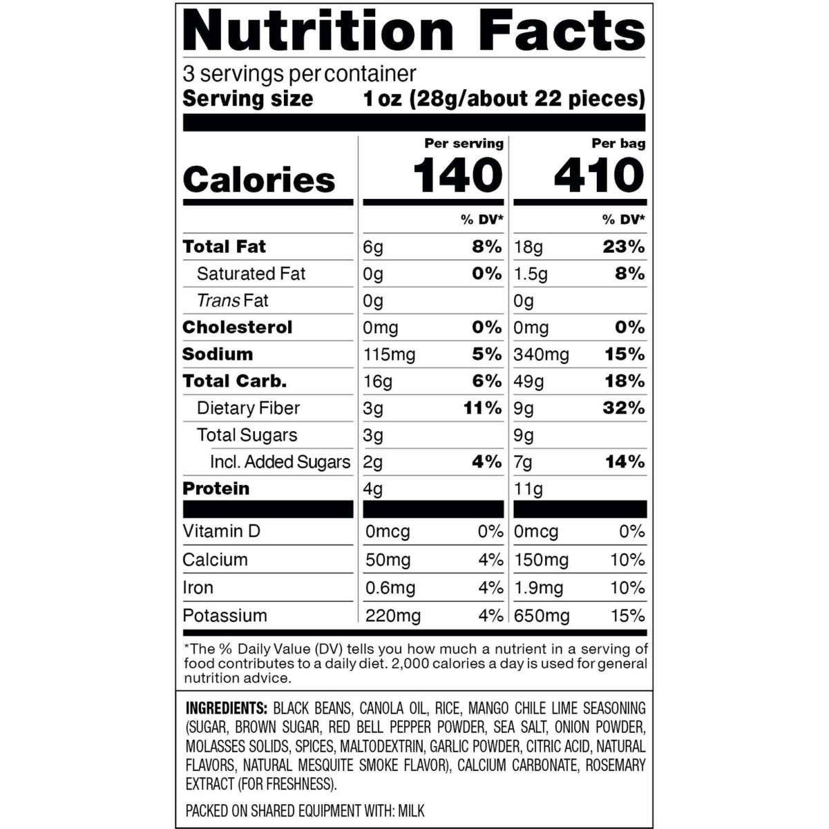 Snack Crisps Mango Chile Lime - Calbee Harvest Snaps