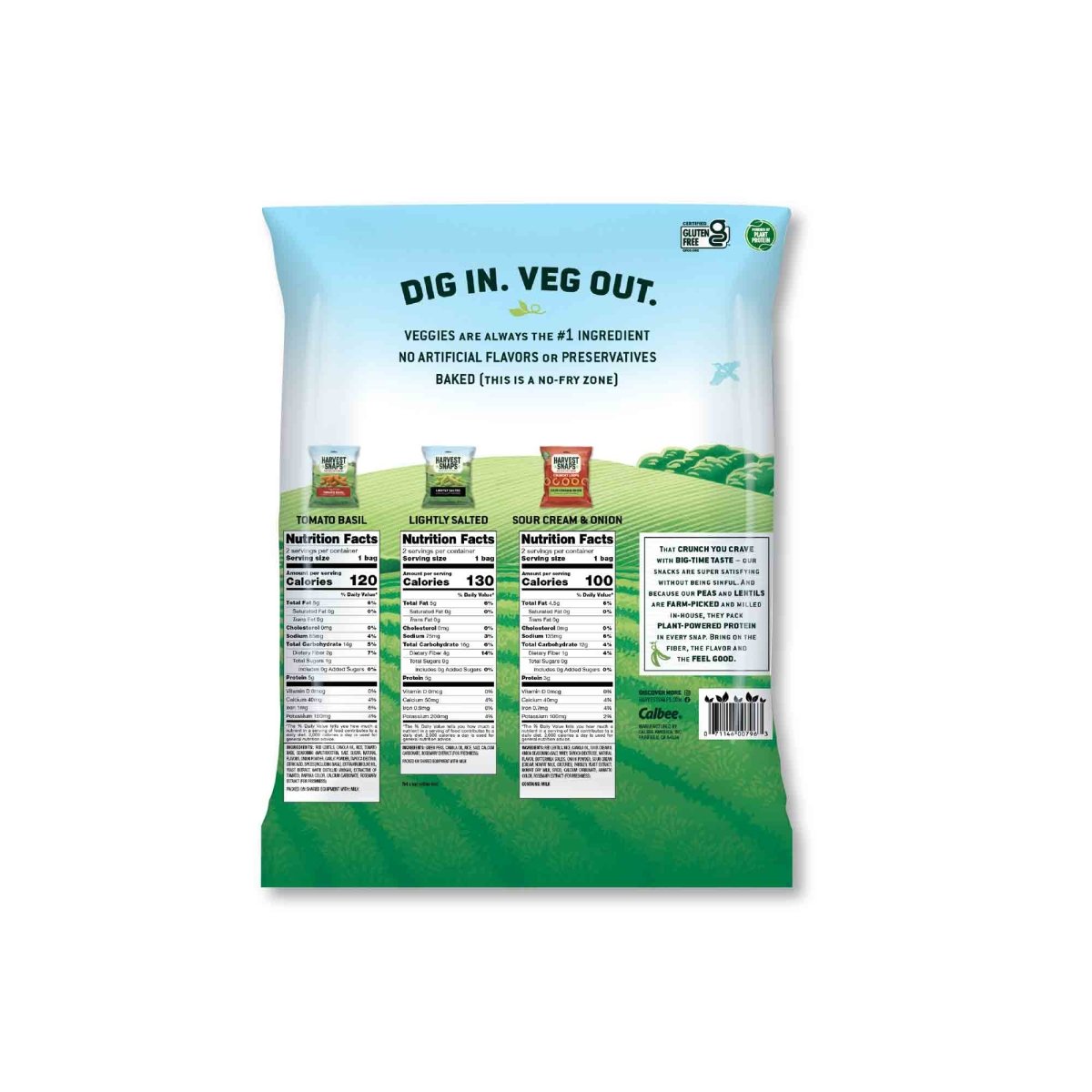 Snack Crisps Multi-Pack - Calbee Harvest Snaps