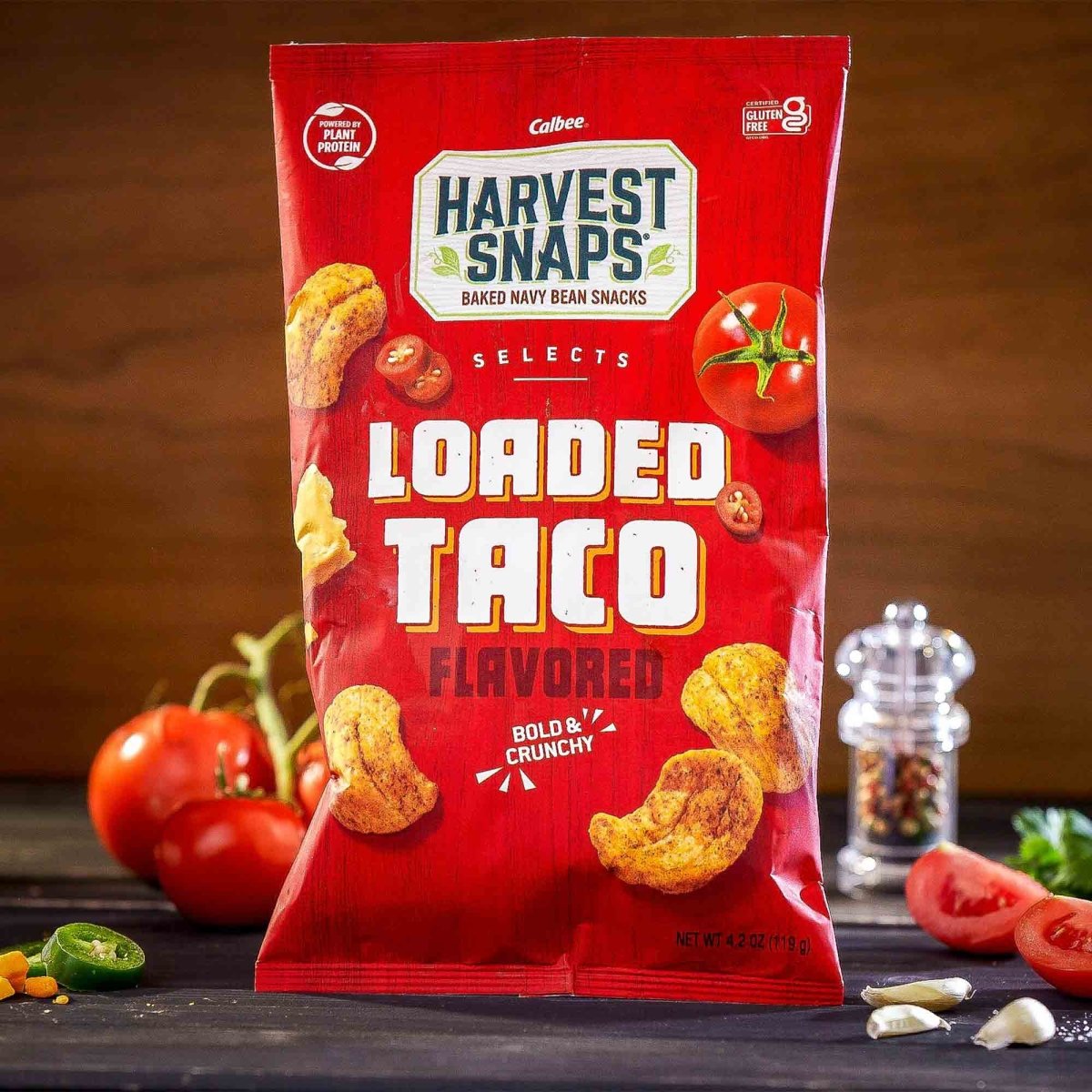 Selects Loaded Taco - Calbee Harvest Snaps