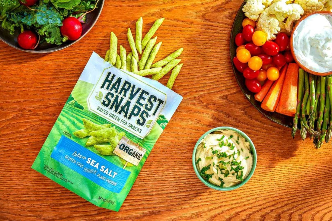 Snack Crisps Organic Artisan Sea Salt - Calbee Harvest Snaps
