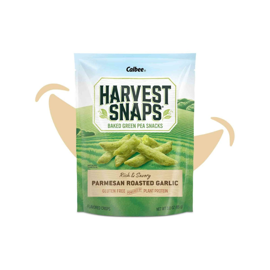 Snack Crisps Parmesan Roasted Garlic - Calbee Harvest Snaps