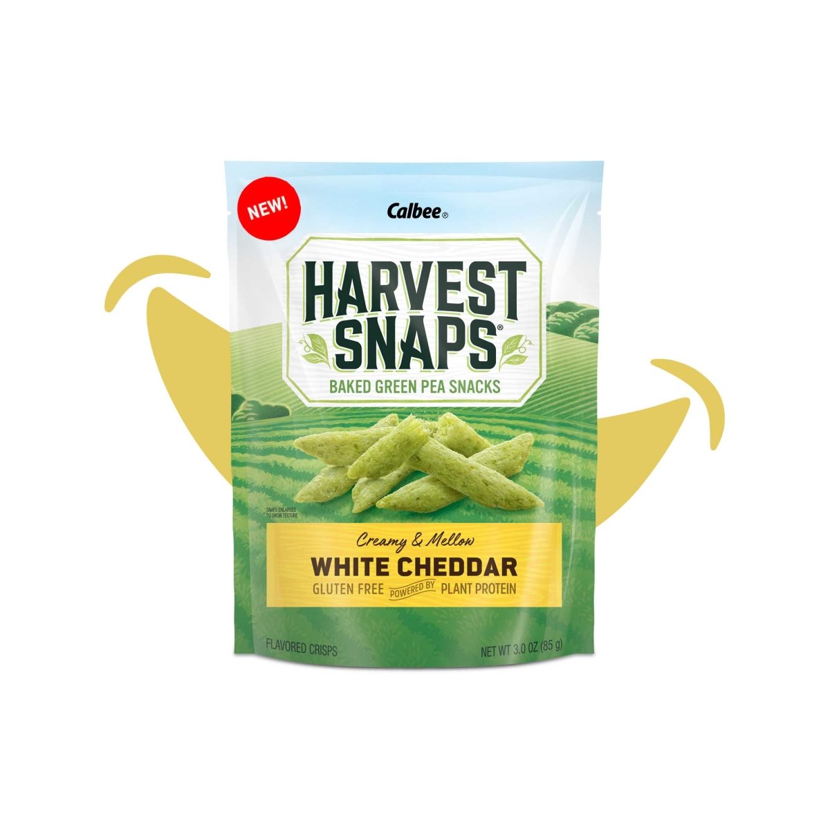 Snack Crisps White Cheddar - Calbee Harvest Snaps